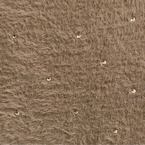 Express Super Soft Studs All Over Sweater Size L Brown Long Sleeve Pullover - Picture 10 of 10